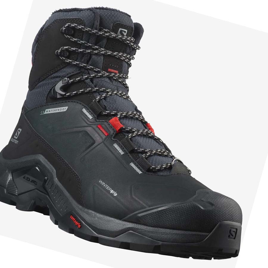 Botas de Invierno Salomon QUEST WINTER THINSULATE™ CLIMASALOMON™ WATERPROOF Mujer Negros | MX 2609ILH